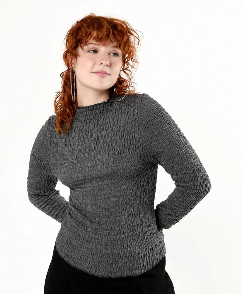 Polera mujer elásticos