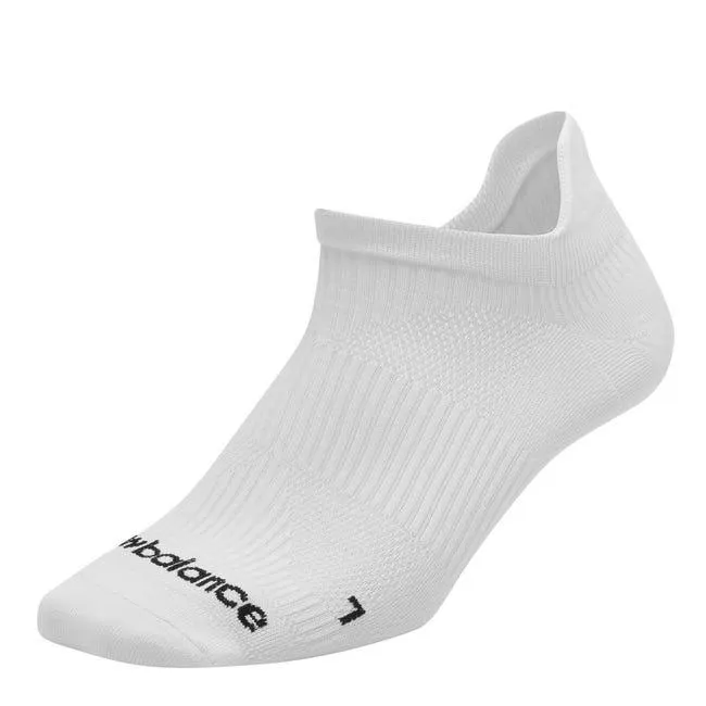 Calcetines Running Unisex New Balance Run Flat Knit No Show Blanco