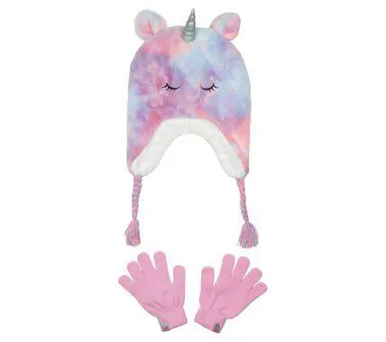 Girl's Coldwear Hat - Unicorn Faux