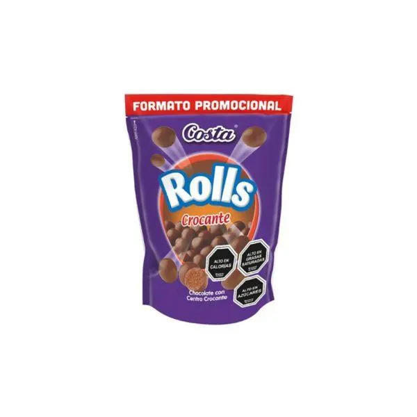 Choco Rolls Crocante Costa 100Gr