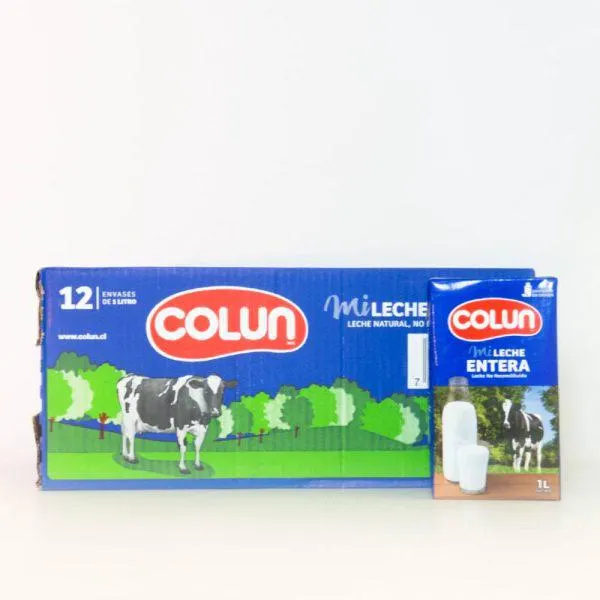 Leche Entera Colun Caj 1l