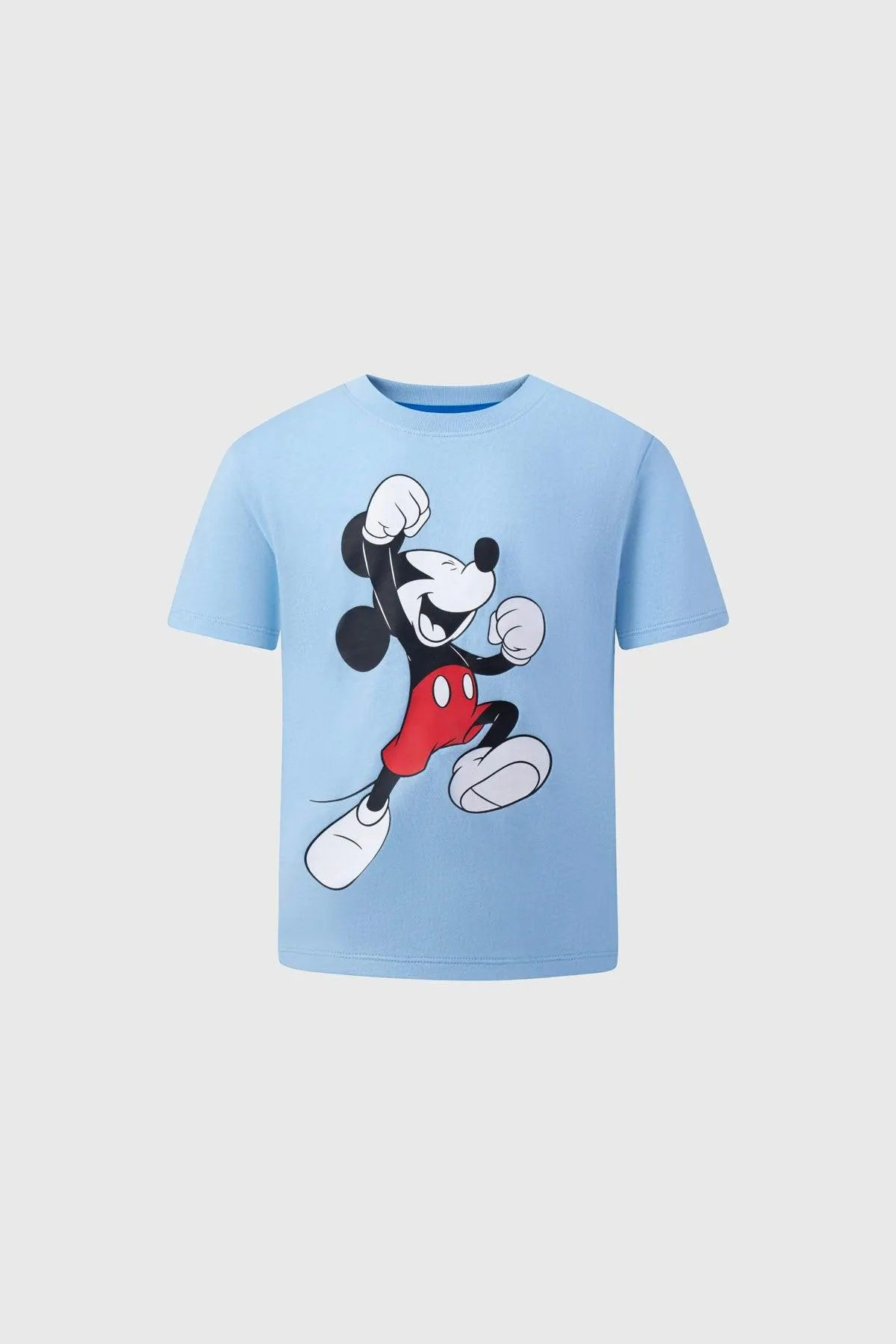 Polera Niño Mickey Y Sus Amigos Celeste