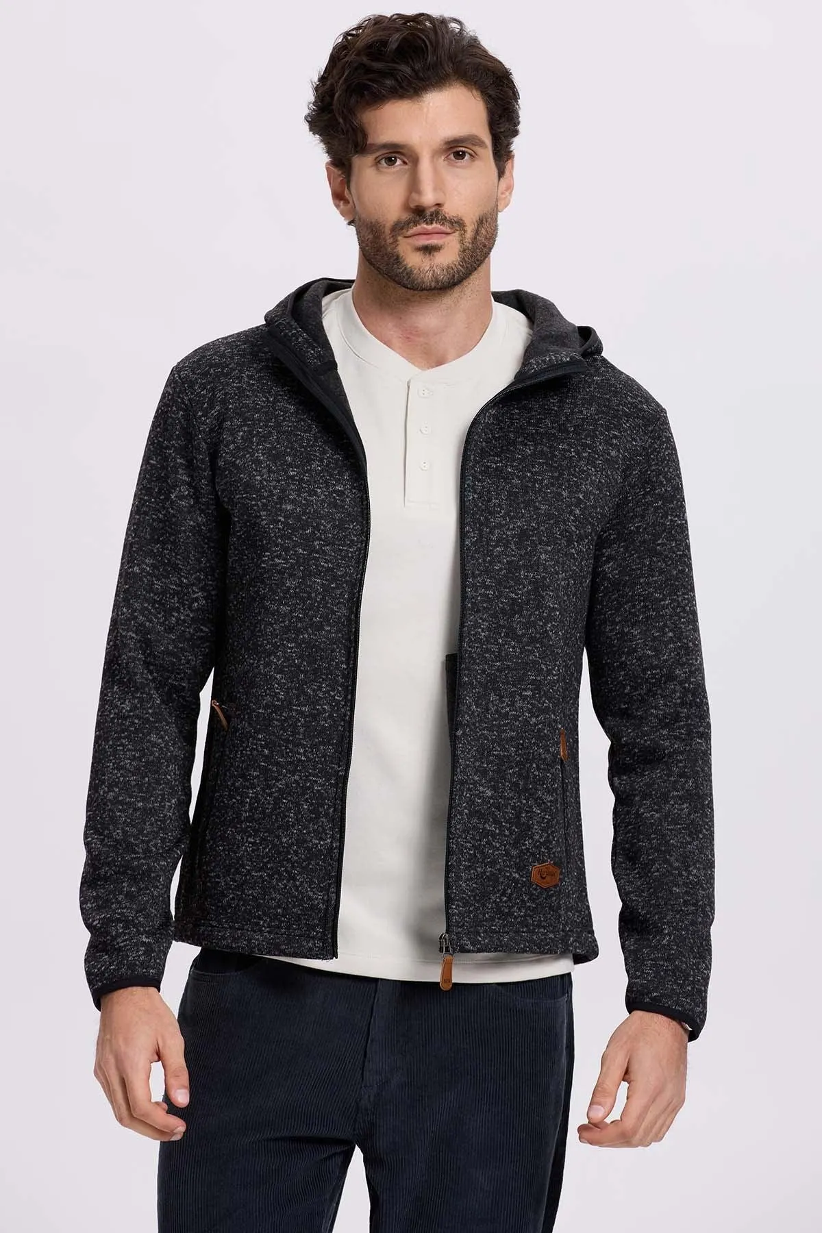 Polar Hombre Tejido Negro