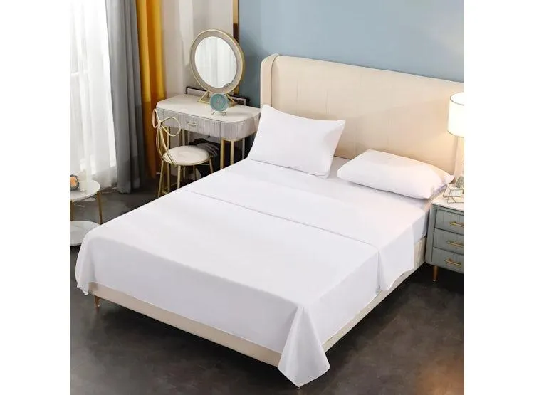 JUEGO DE SÁBANAS 200 HILOS 2 PLAZAS 4 PIEZAS HOMER DESIGN