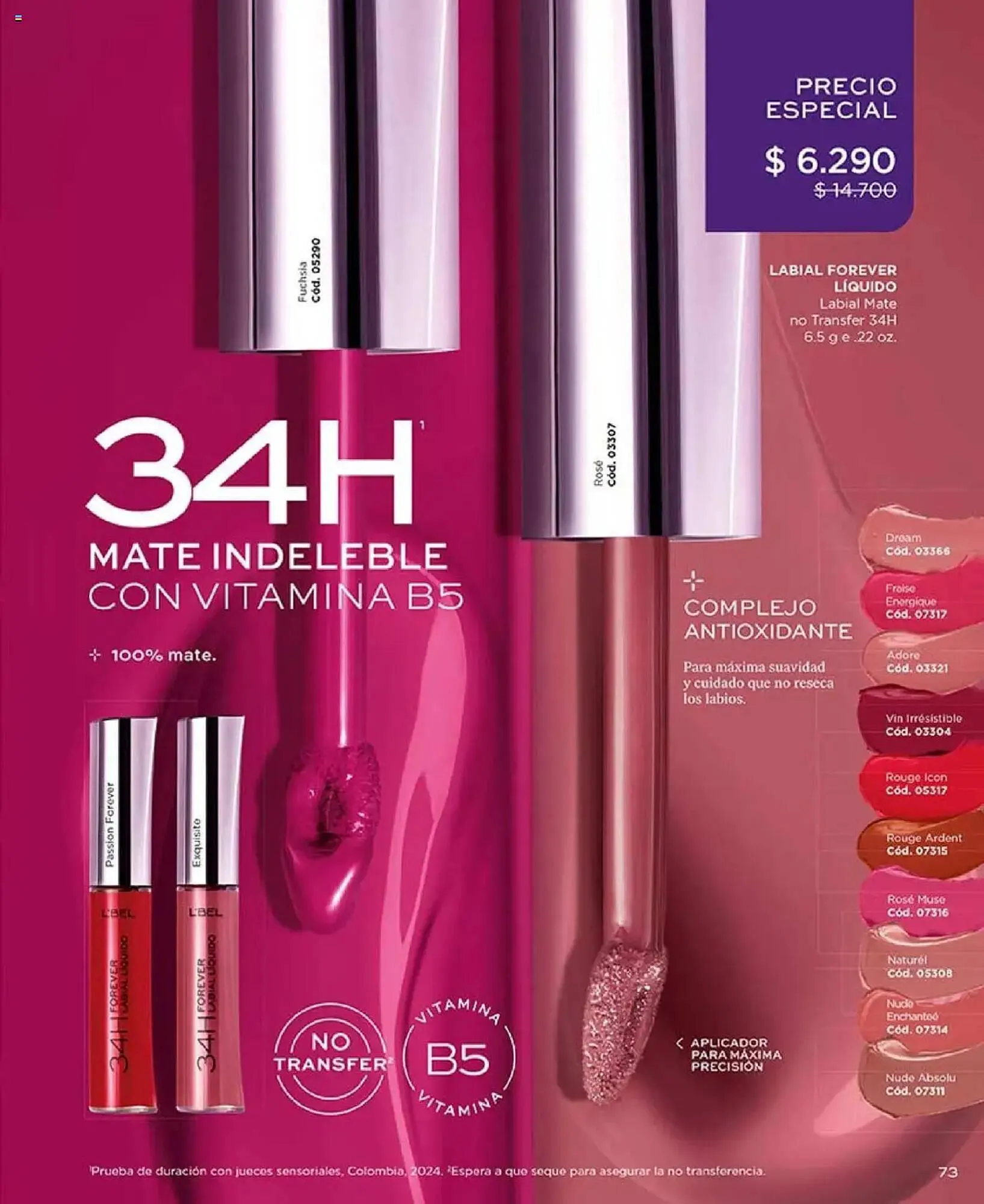 Catálogo de Catálogo L'Bel 29 de julio al 1 de septiembre 2025 - Página 73