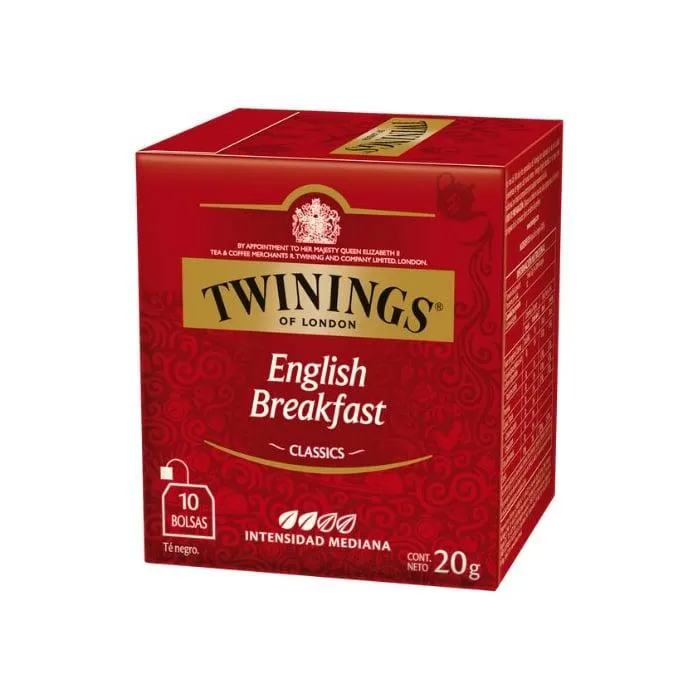 Té Twinings English Breakfast 10 bolsas
