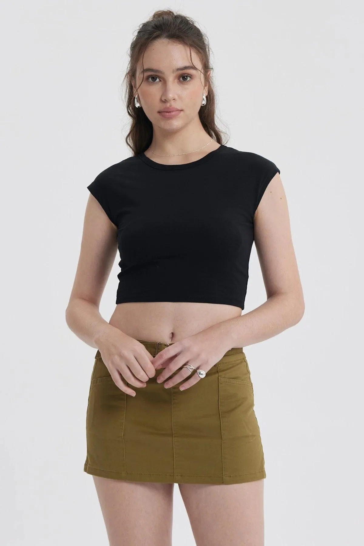 Polera Mujer Rayas Negro