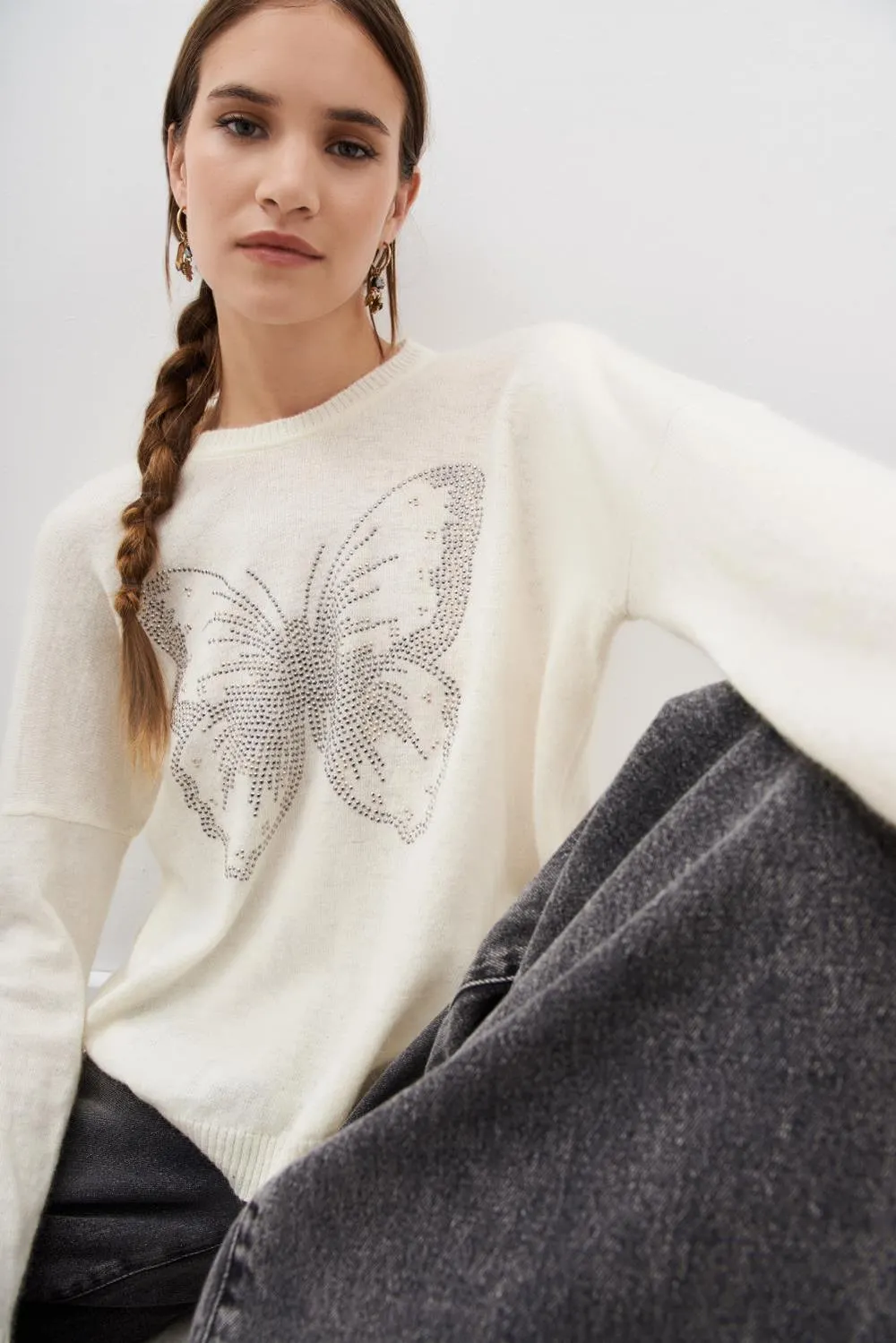 sweater choki butterfly