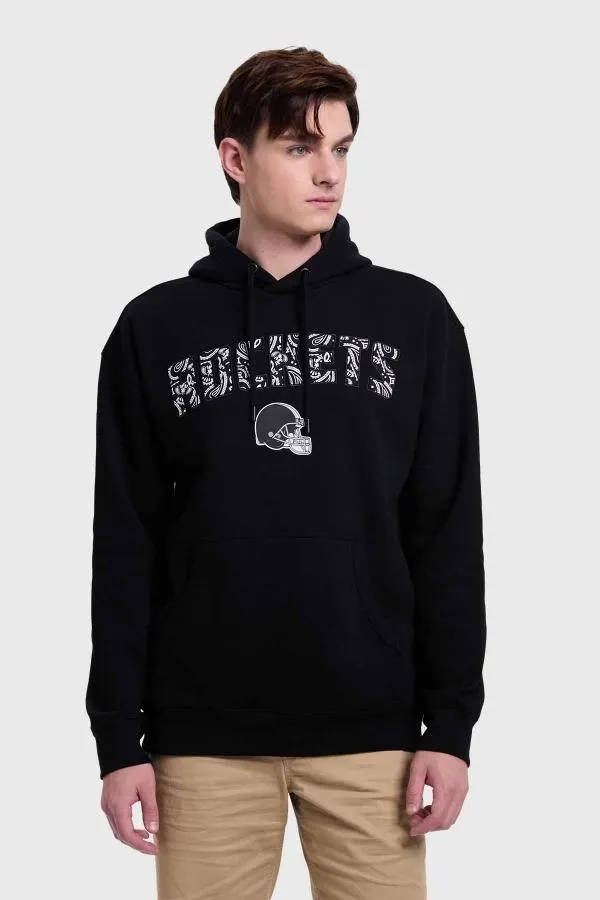 PolerÓn hombre hoodie print negro i