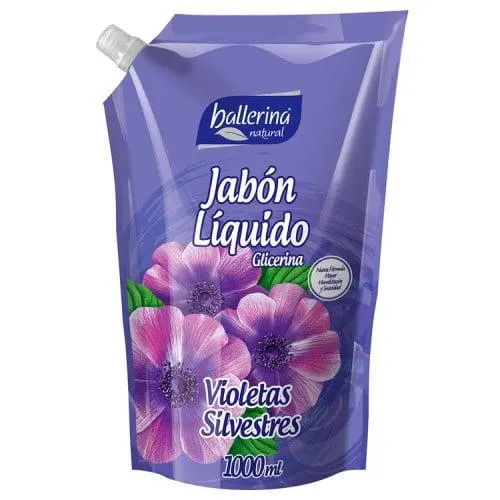 Jabon Ballerina Violetas D/P 900Ml