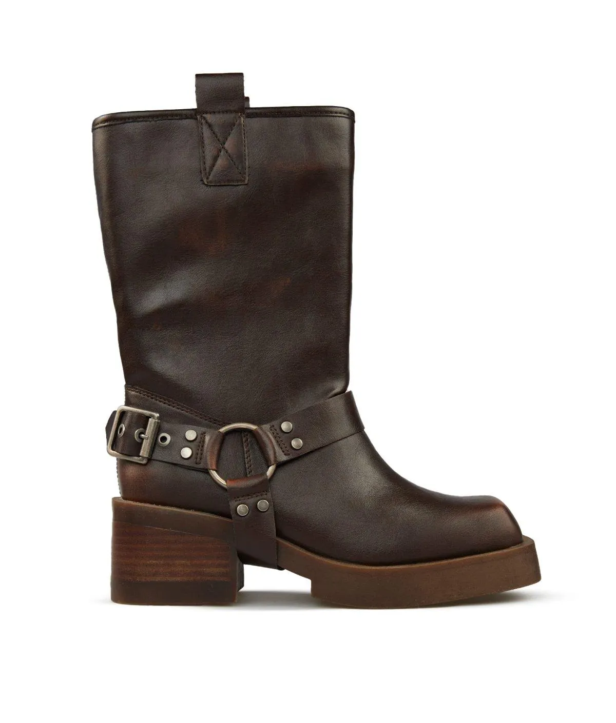 Botas Mujer 6427 Efecto Cuero