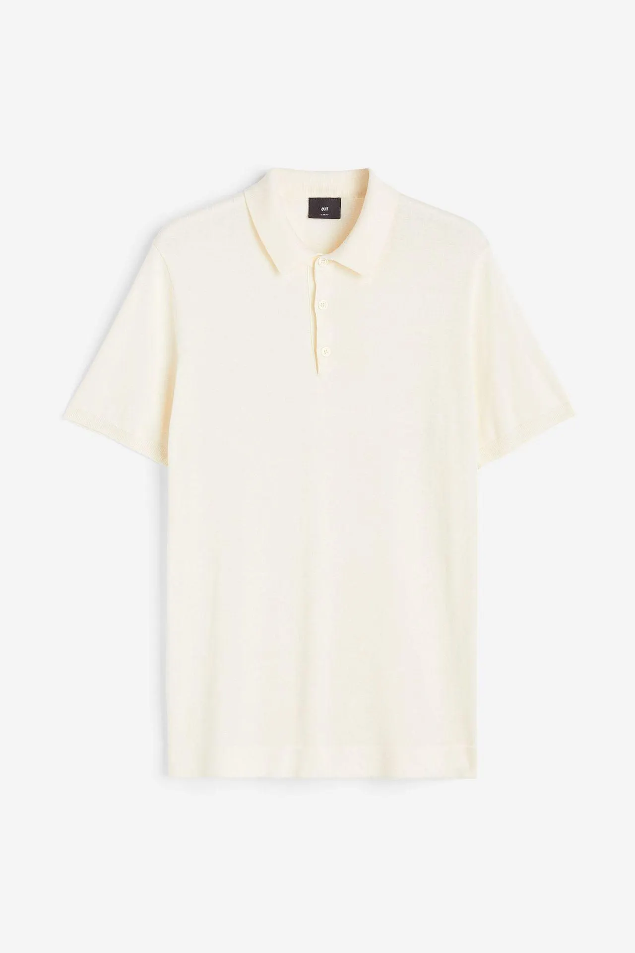Polera polo de punto fino Slim Fit