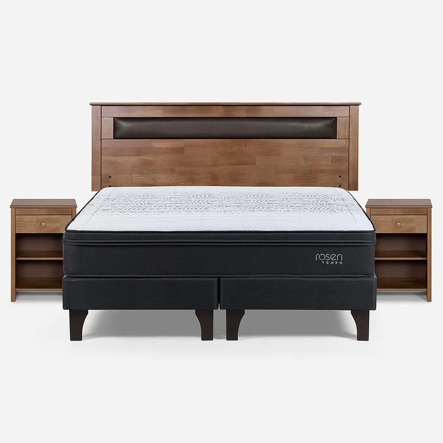 Cama Tempo King + Muebles Ferrara