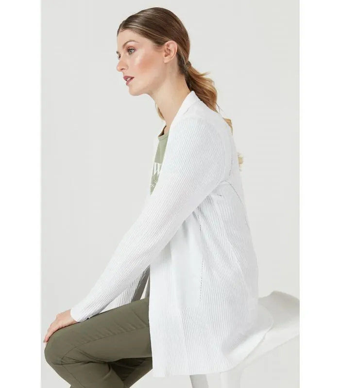 Tapado tejido blanco