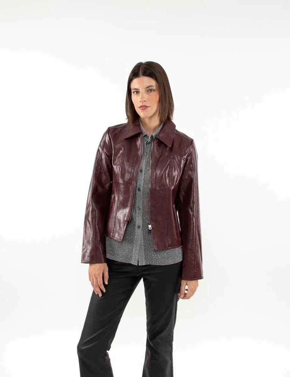 Chaqueta Ecocuero Mujer Fiorucci