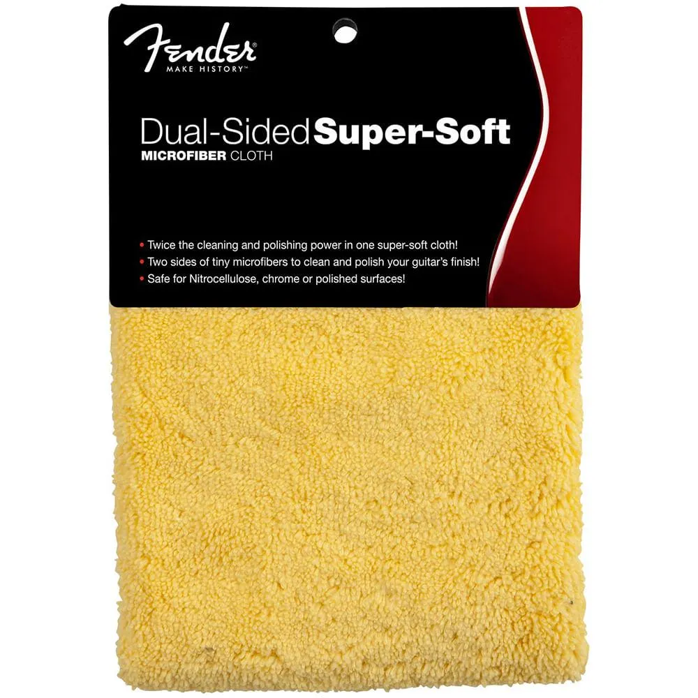 Paño De Limpieza Fender Dual-Sided Super-Soft Microfiber Cloth