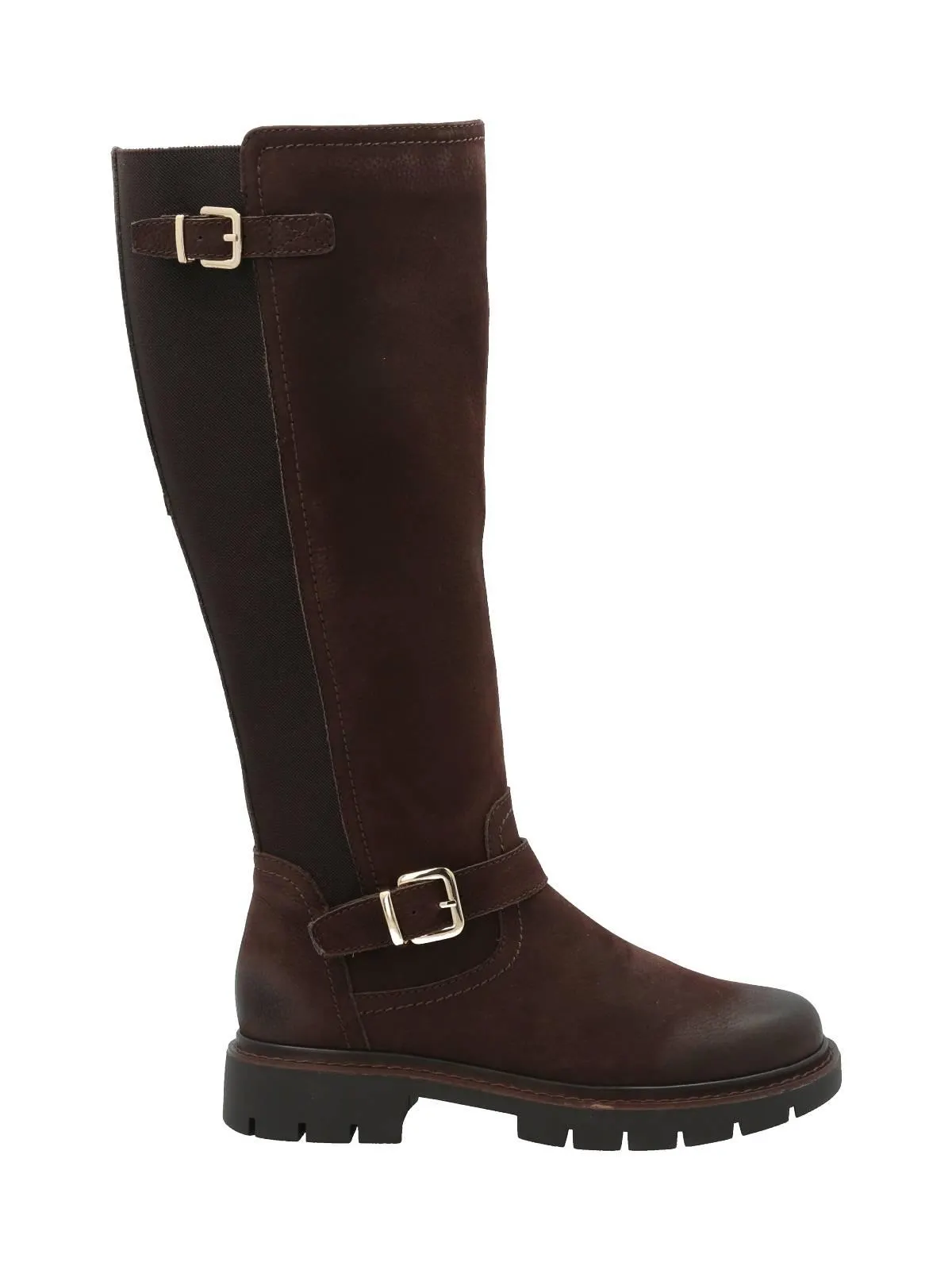Bota Cuero Mujer Landd Chocolate Rockford