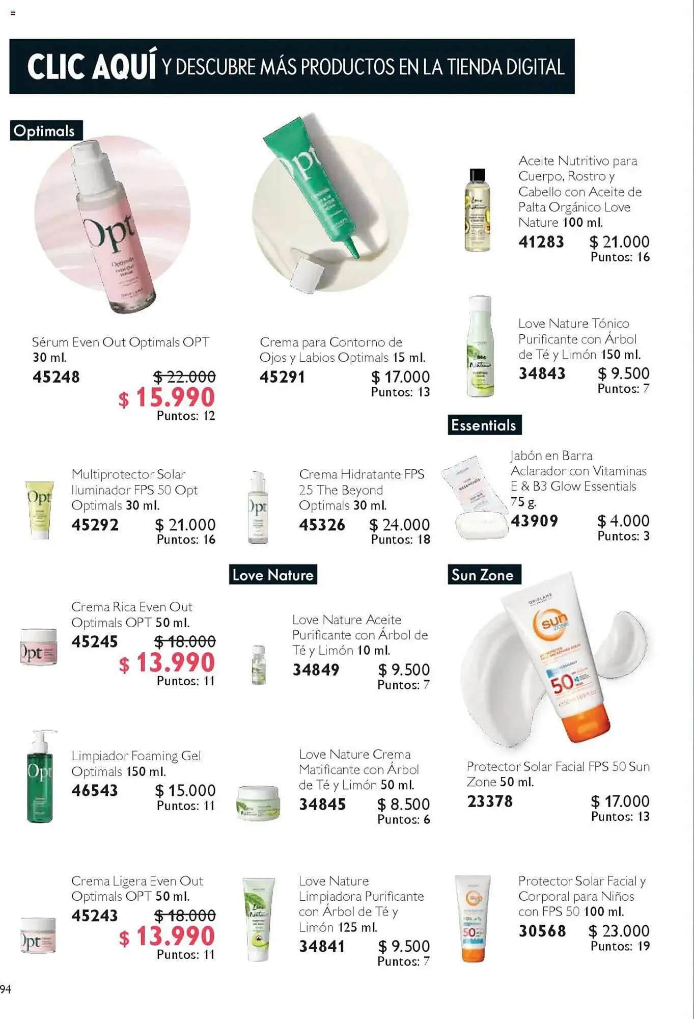 Catálogo de Catálogo Oriflame 4 de octubre al 24 de octubre 2025 - Página 94