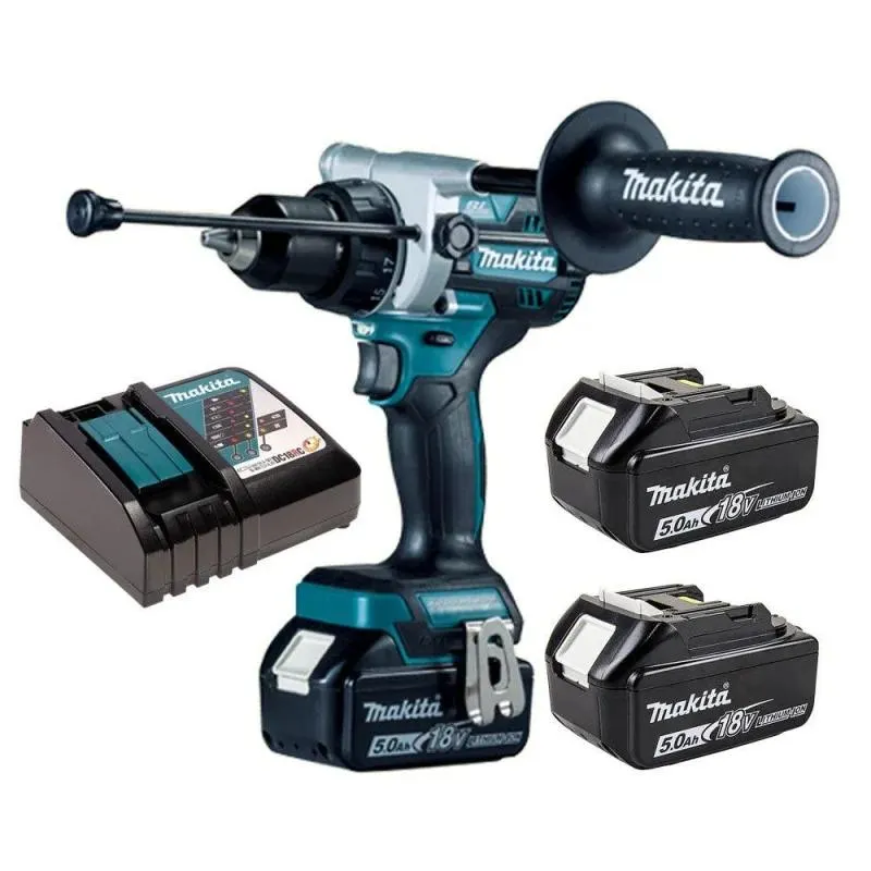 Taladro Atornillador 1/2" 18V Xlt 0-500/2.100Rpm M Ddf486Rte Makita