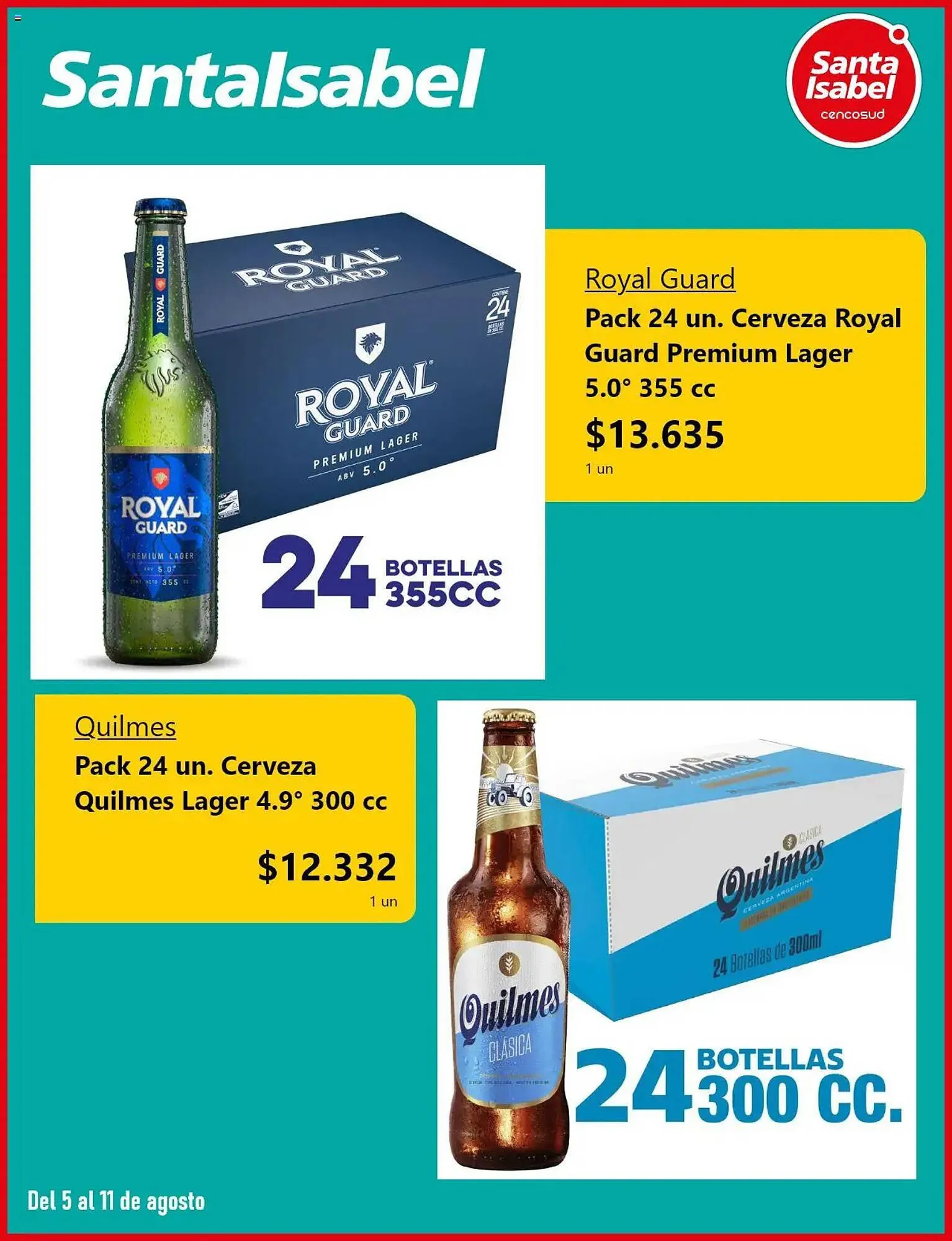 Catálogo de Catálogo Santa Isabel 5 de agosto al 12 de agosto 2025 - Página 4