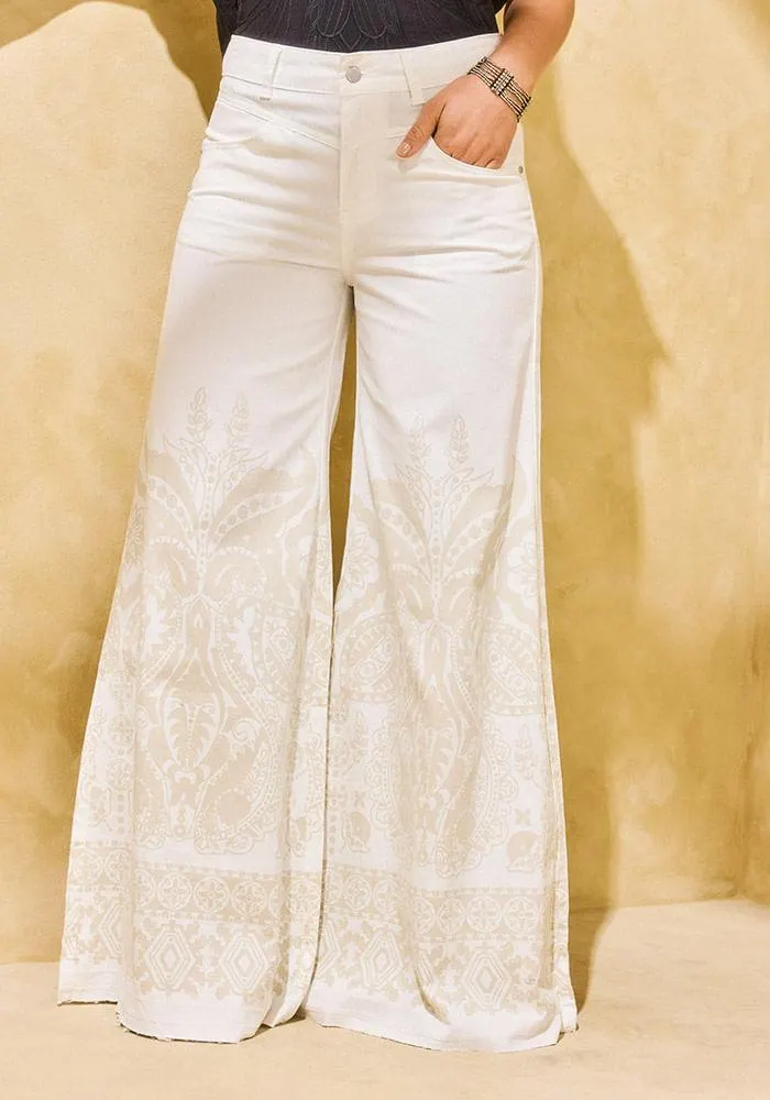 Jeans estampado Natural 1 40