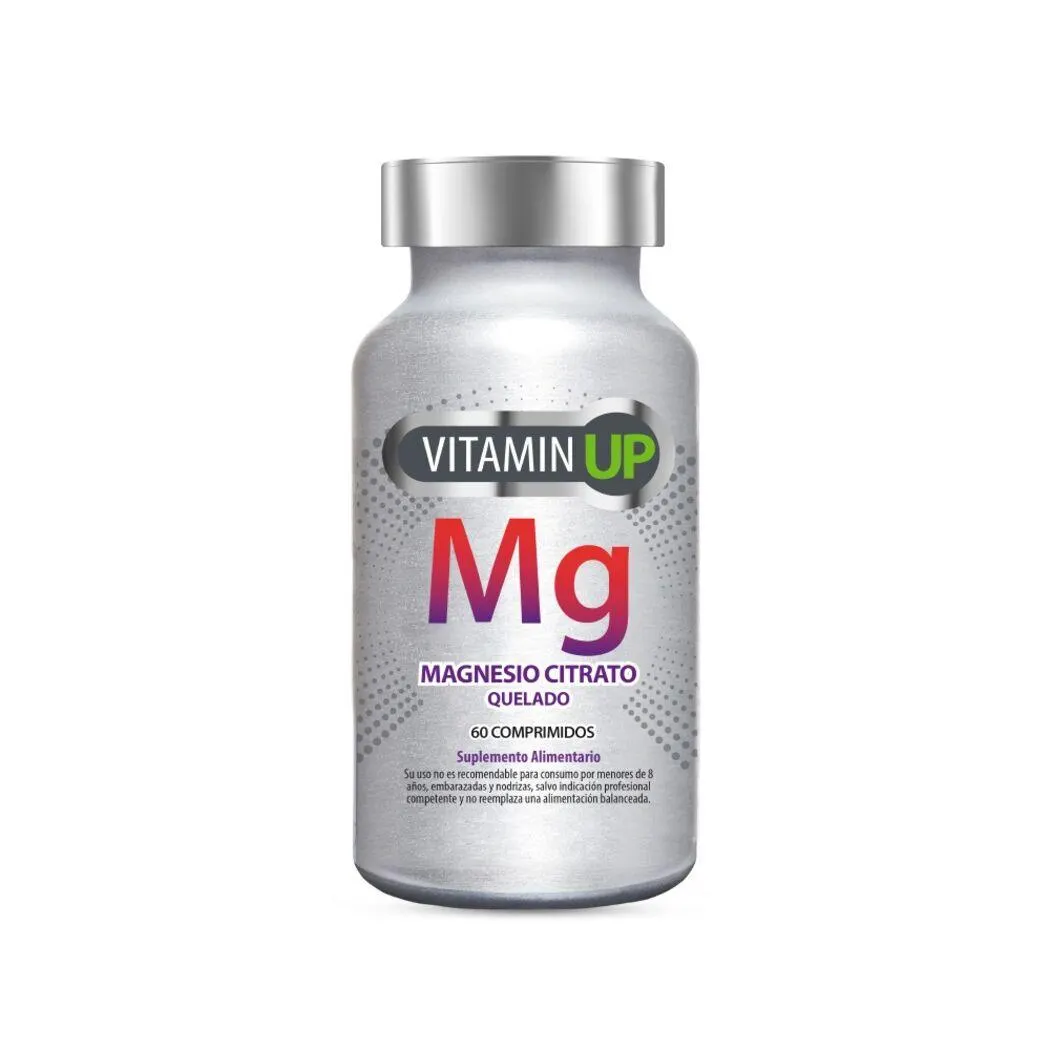 Magnesio Citrato Quelado Vitamin Up 60 Comprimidos