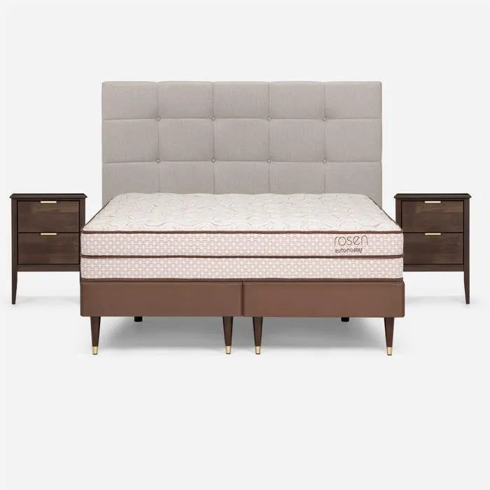 Cama Autonomy Land 2 Plazas + Muebles Issey