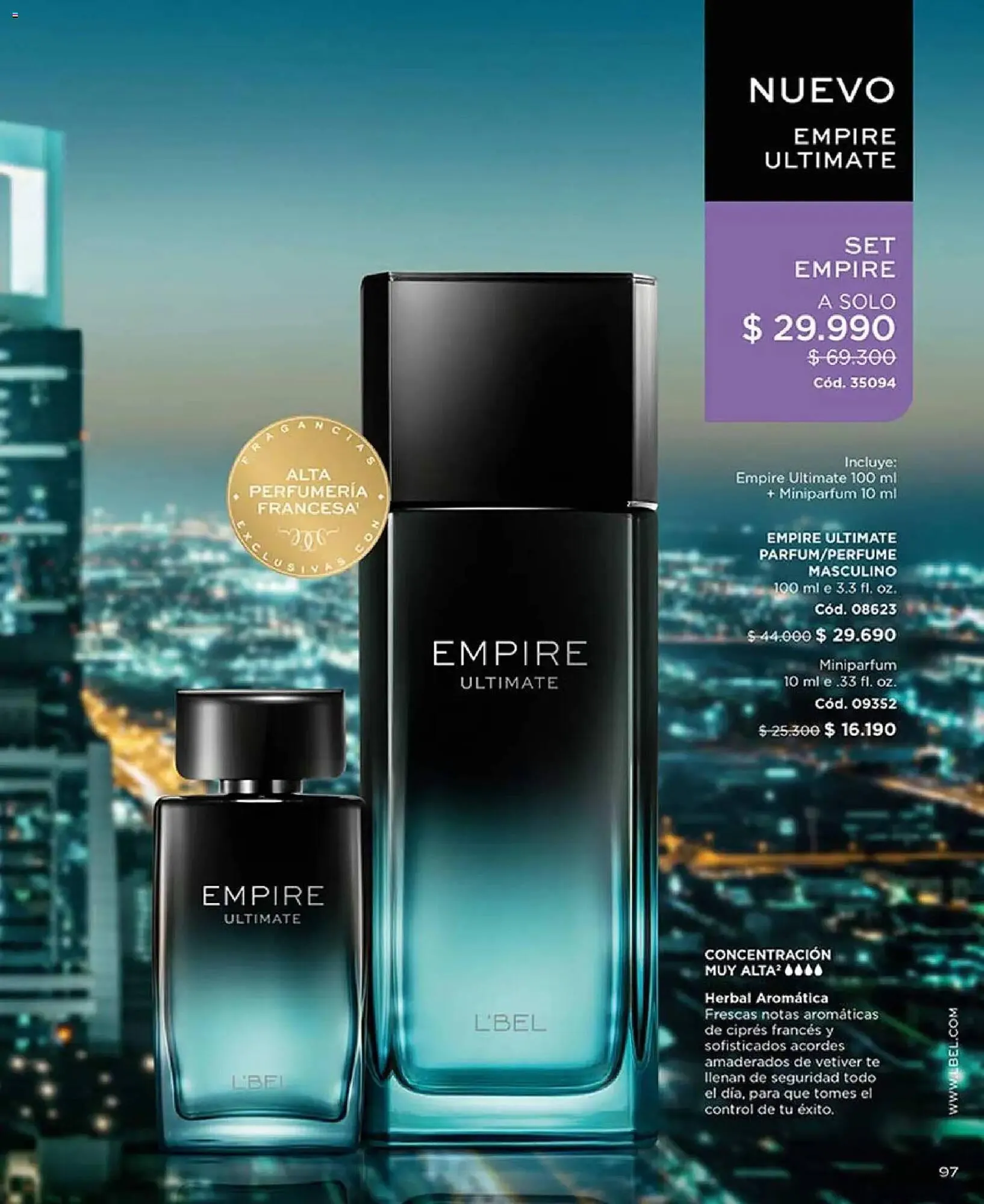 Catálogo de Catálogo L'Bel 1 de marzo al 16 de marzo 2026 - Página 97