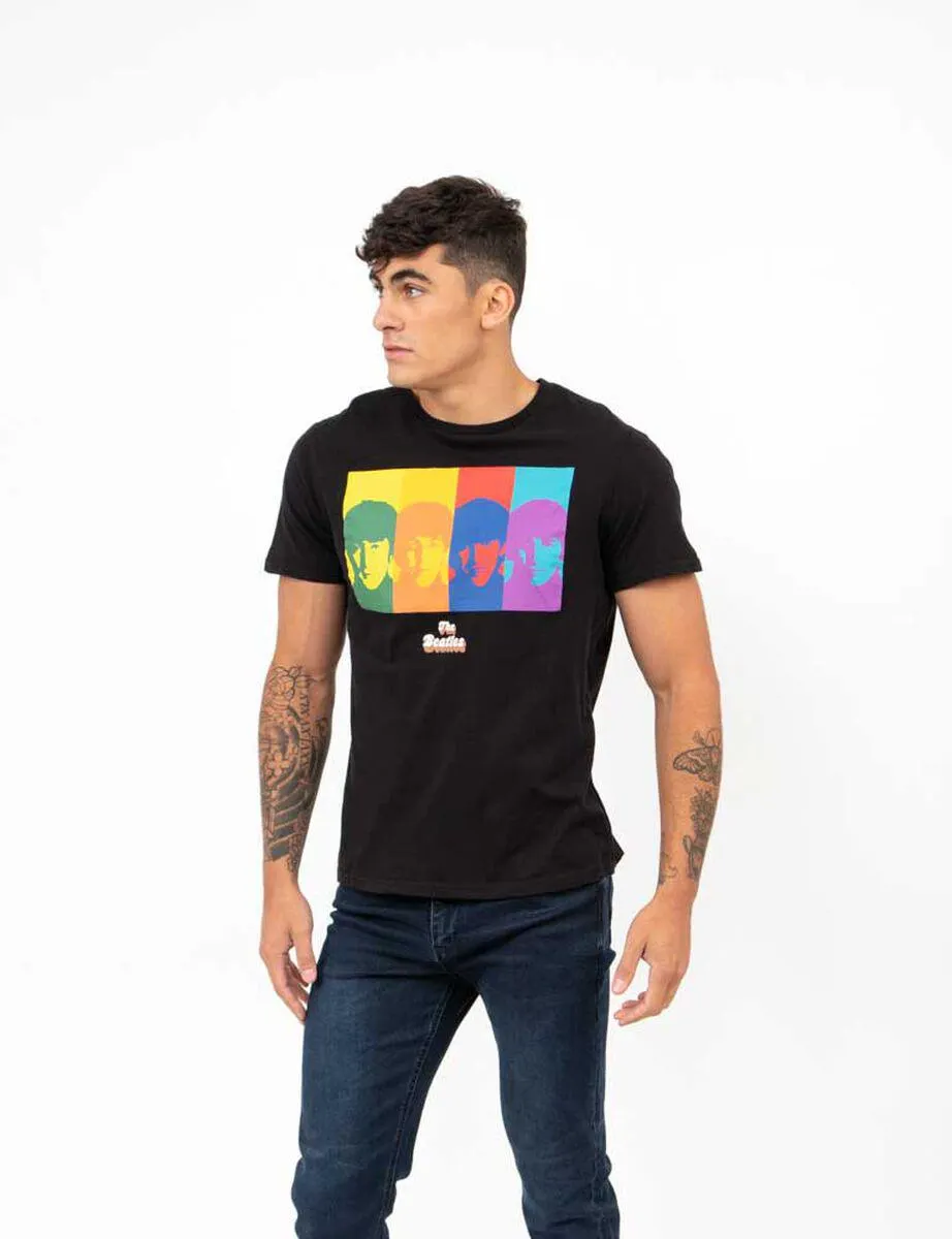 Polera The Beatles Hombre Fiorucci