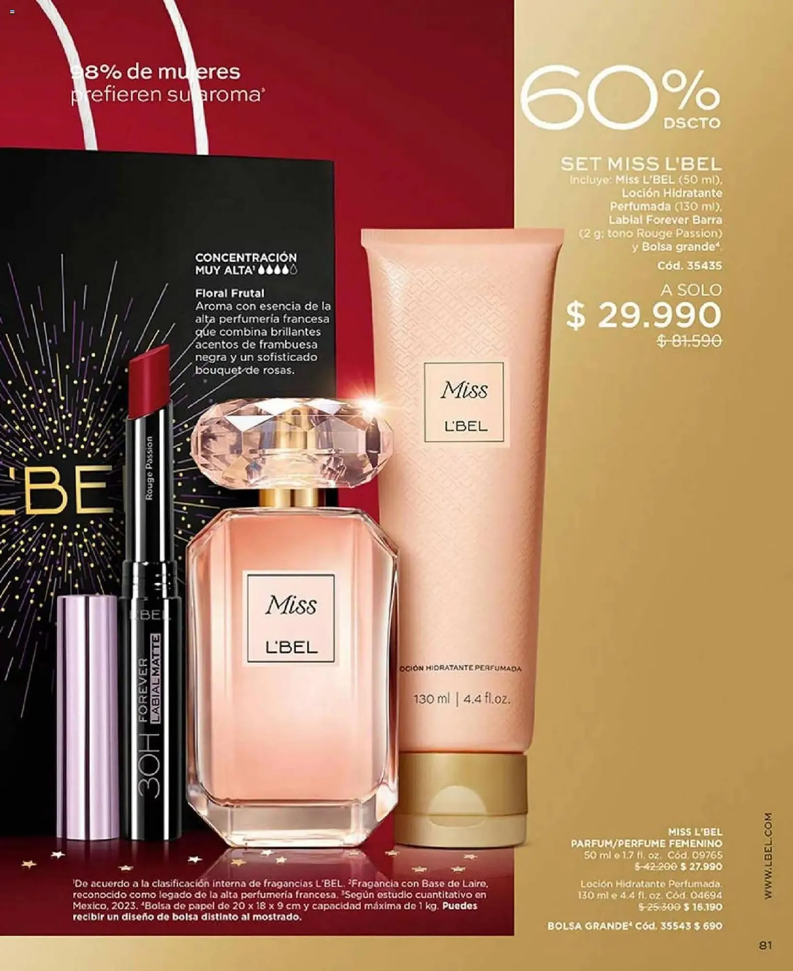 Catálogo de Catálogo L'Bel 30 de noviembre al 1 de enero 2026 - Página 81