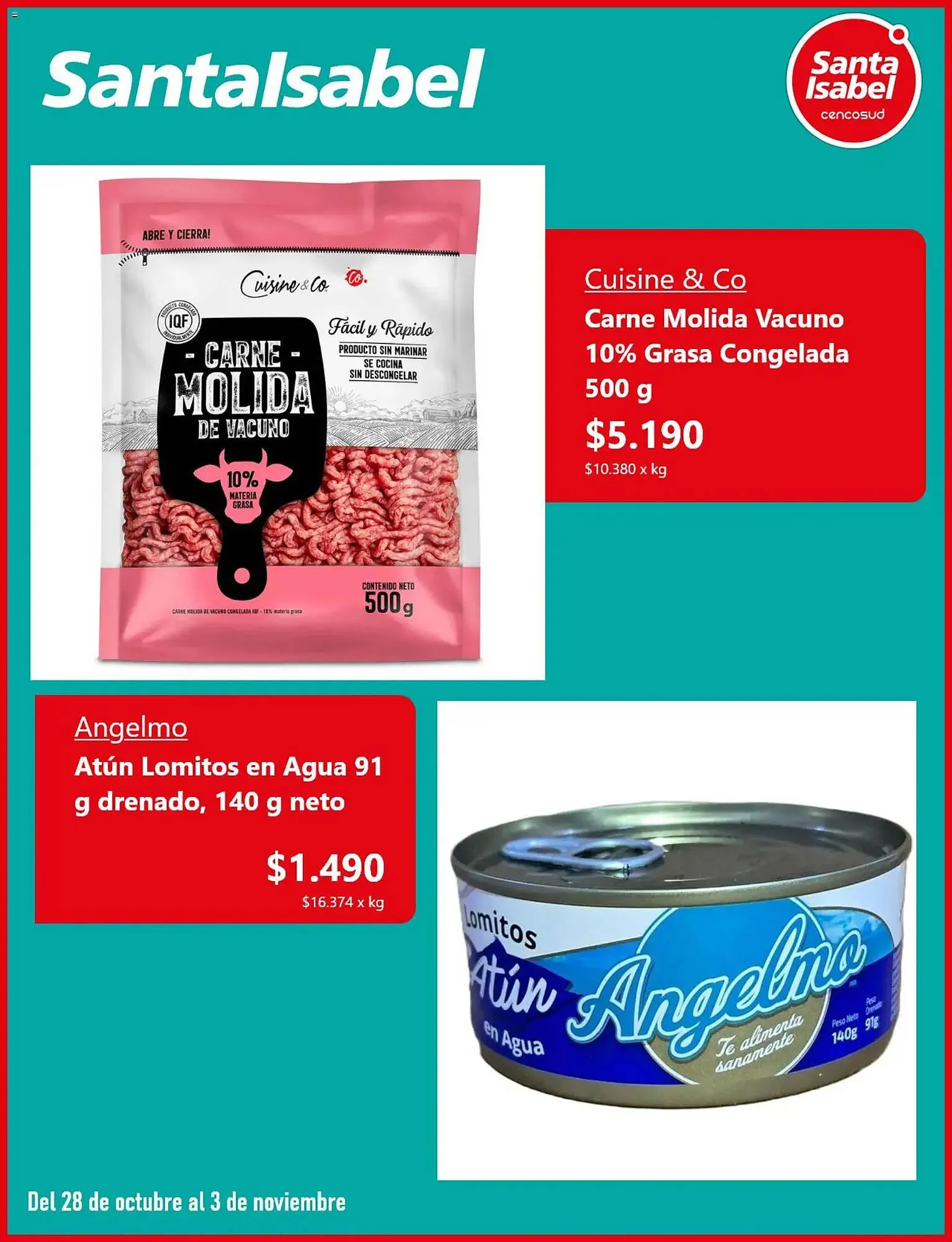 Catálogo de Catálogo Santa Isabel 28 de octubre al 3 de noviembre 2025 - Página 4