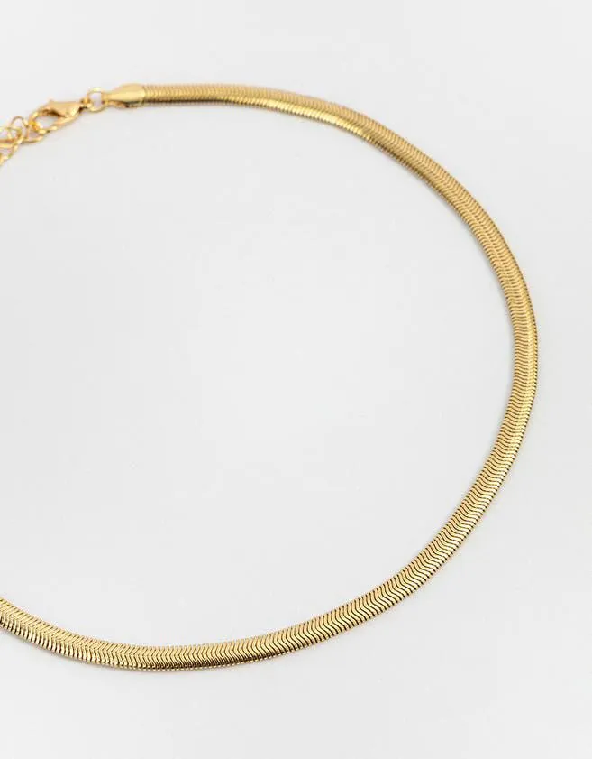 Choker bañado en oro