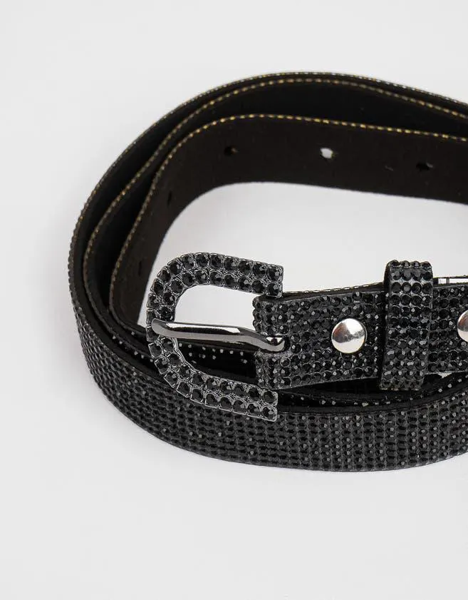 Cinturón con strass