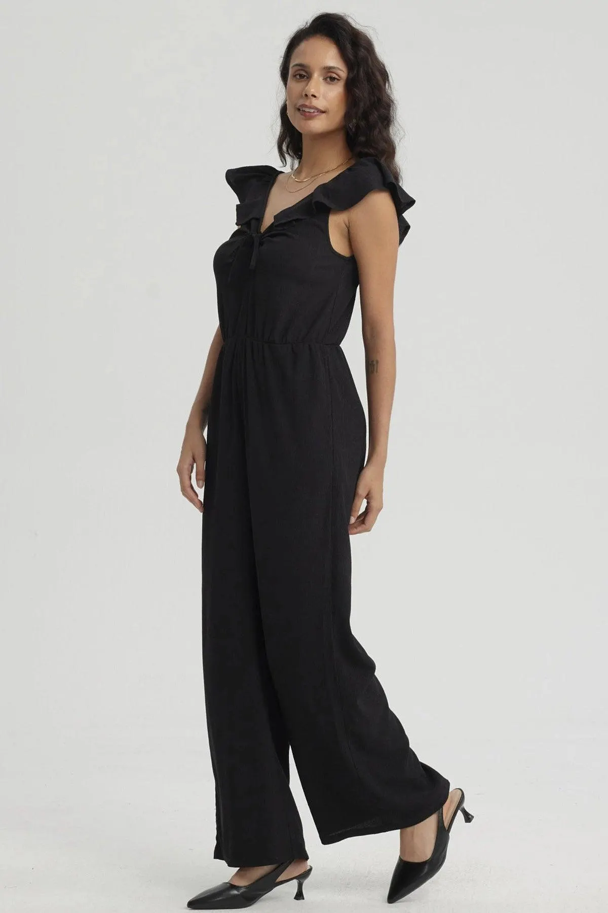 Enteritos Mujer Largo Vuelos Negro