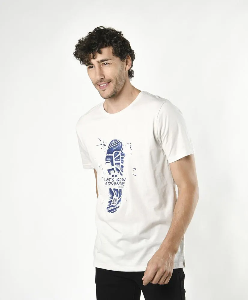 Polera hombre huella