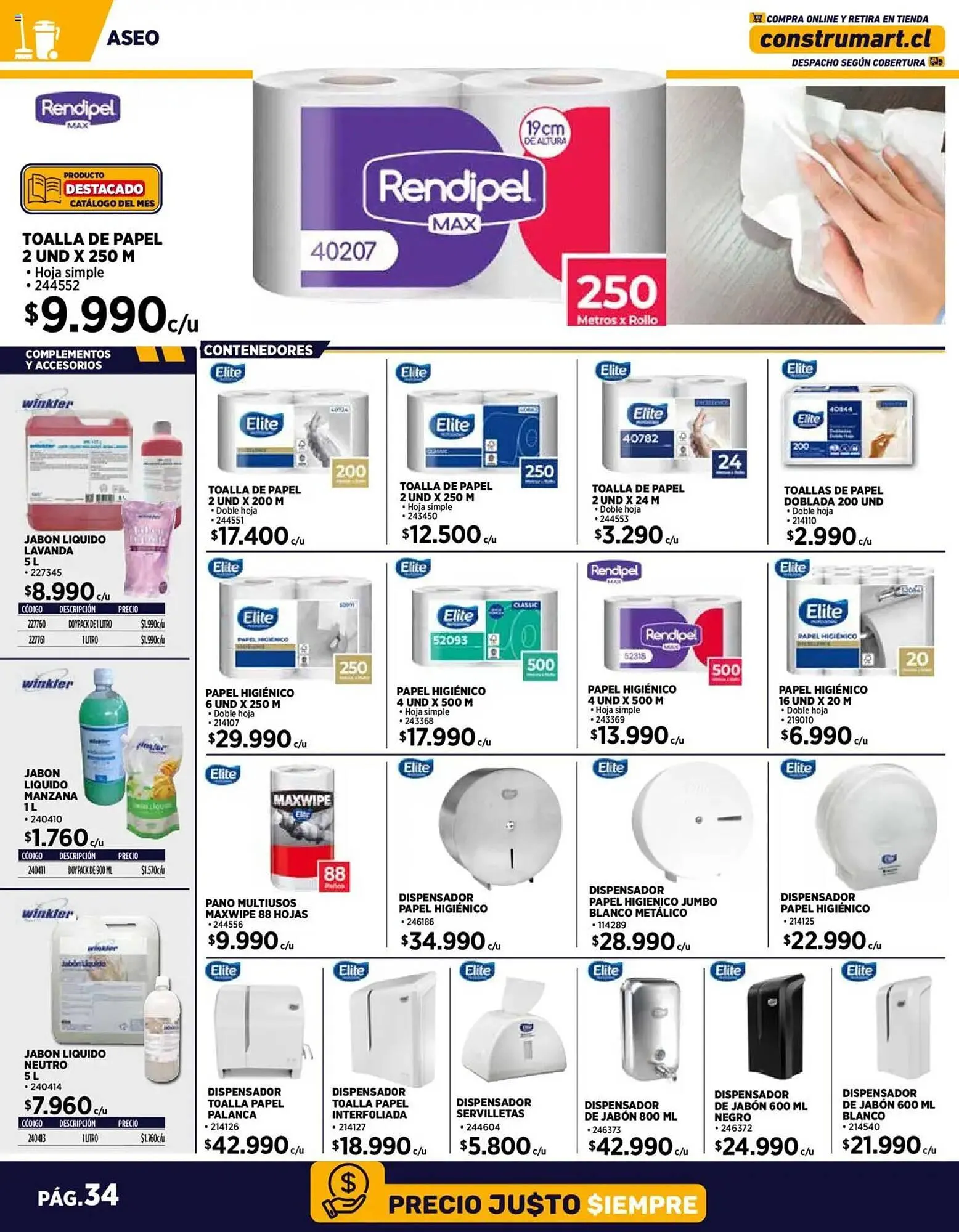 Catálogo de Catálogo Construmart 1 de febrero al 28 de febrero 2025 - Página 34