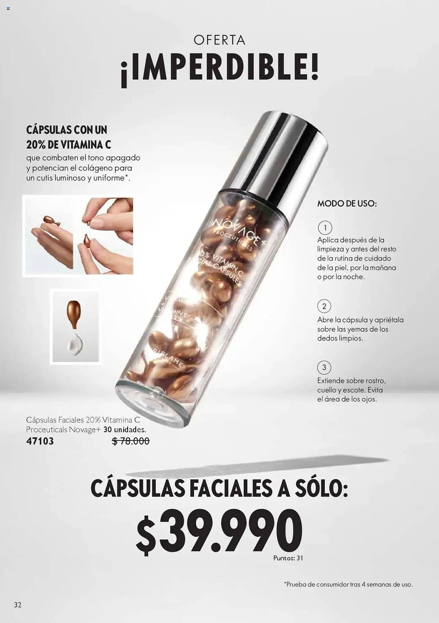 Catálogo de Catálogo Oriflame 4 de octubre al 24 de octubre 2025 - Página 32