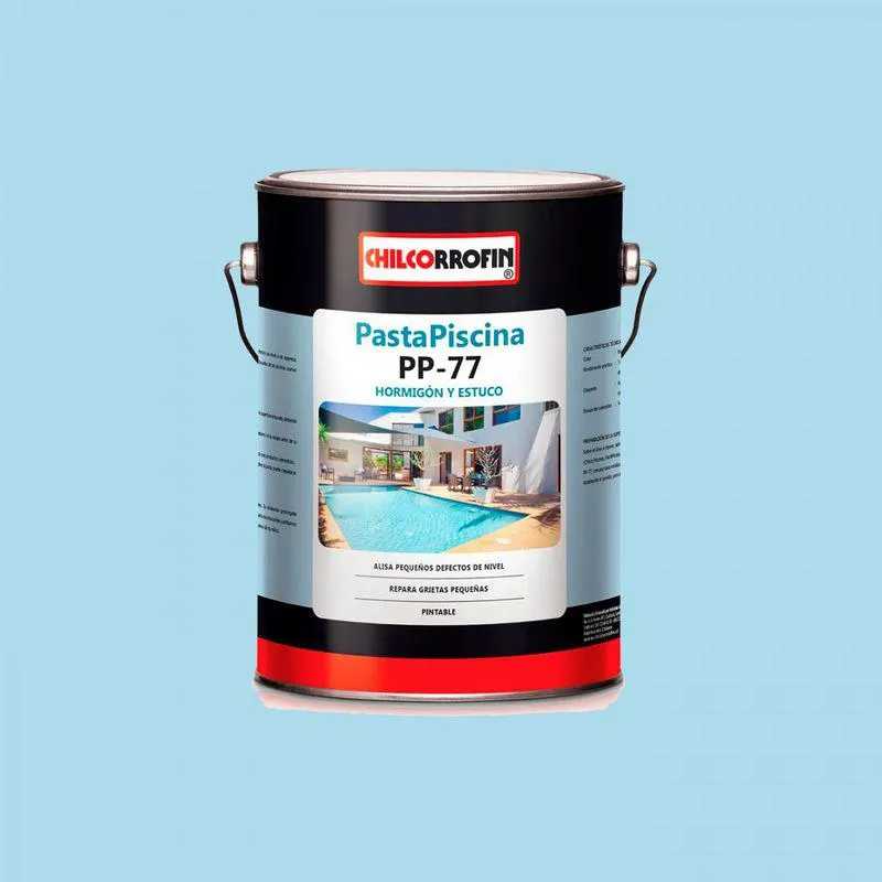 Pasta para piscina PP-77 7 kg Celeste agua