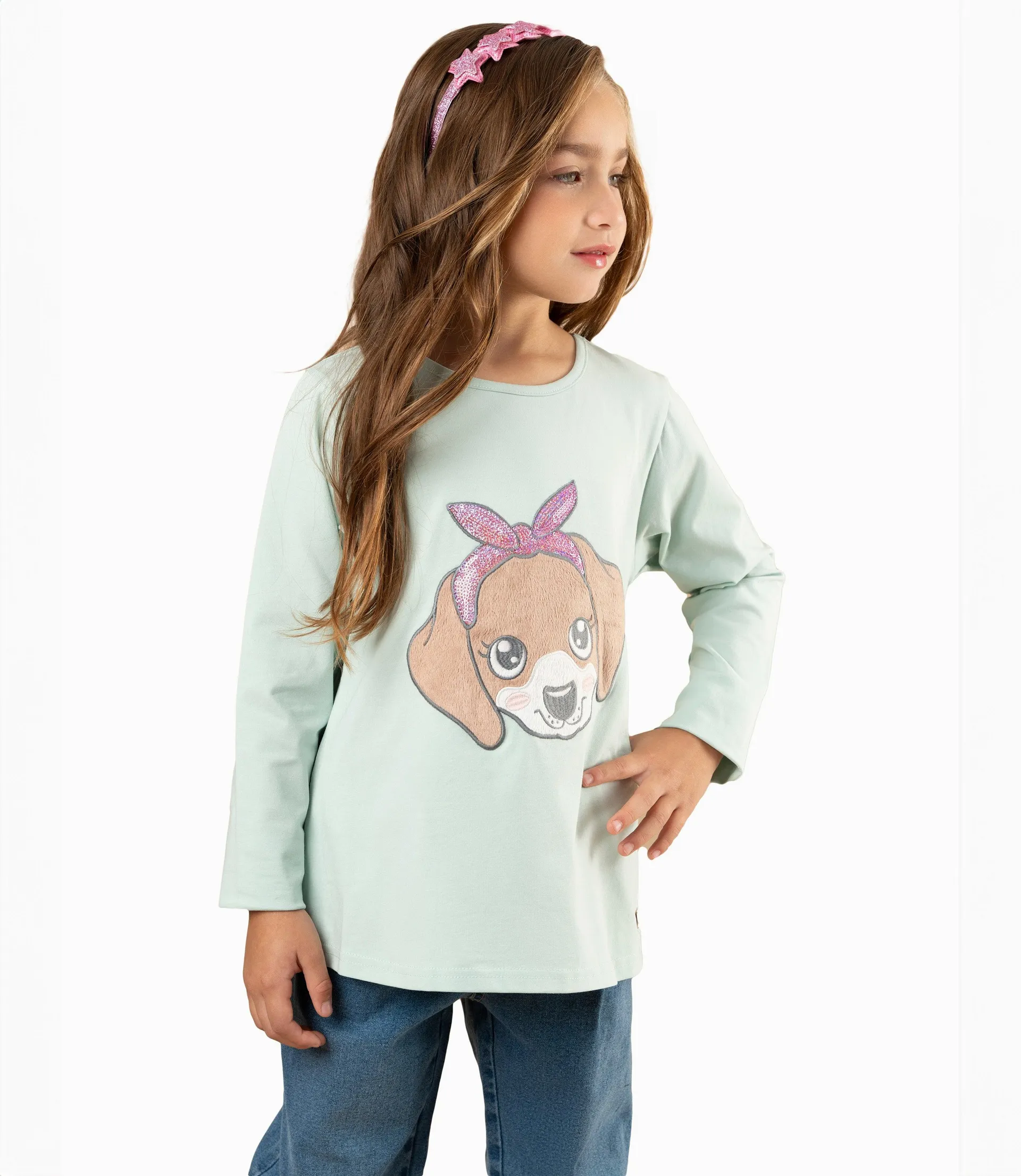 Polera Niña Con Vuelos