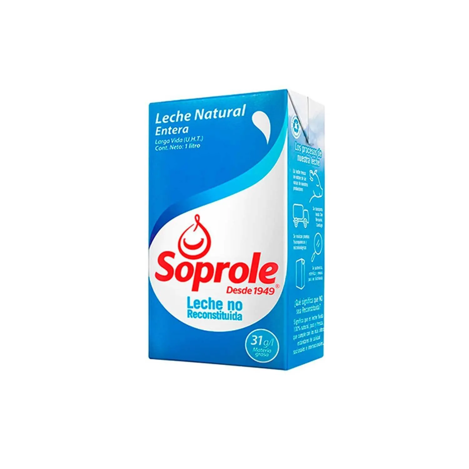 Leche Entera Soprole 1 Lt