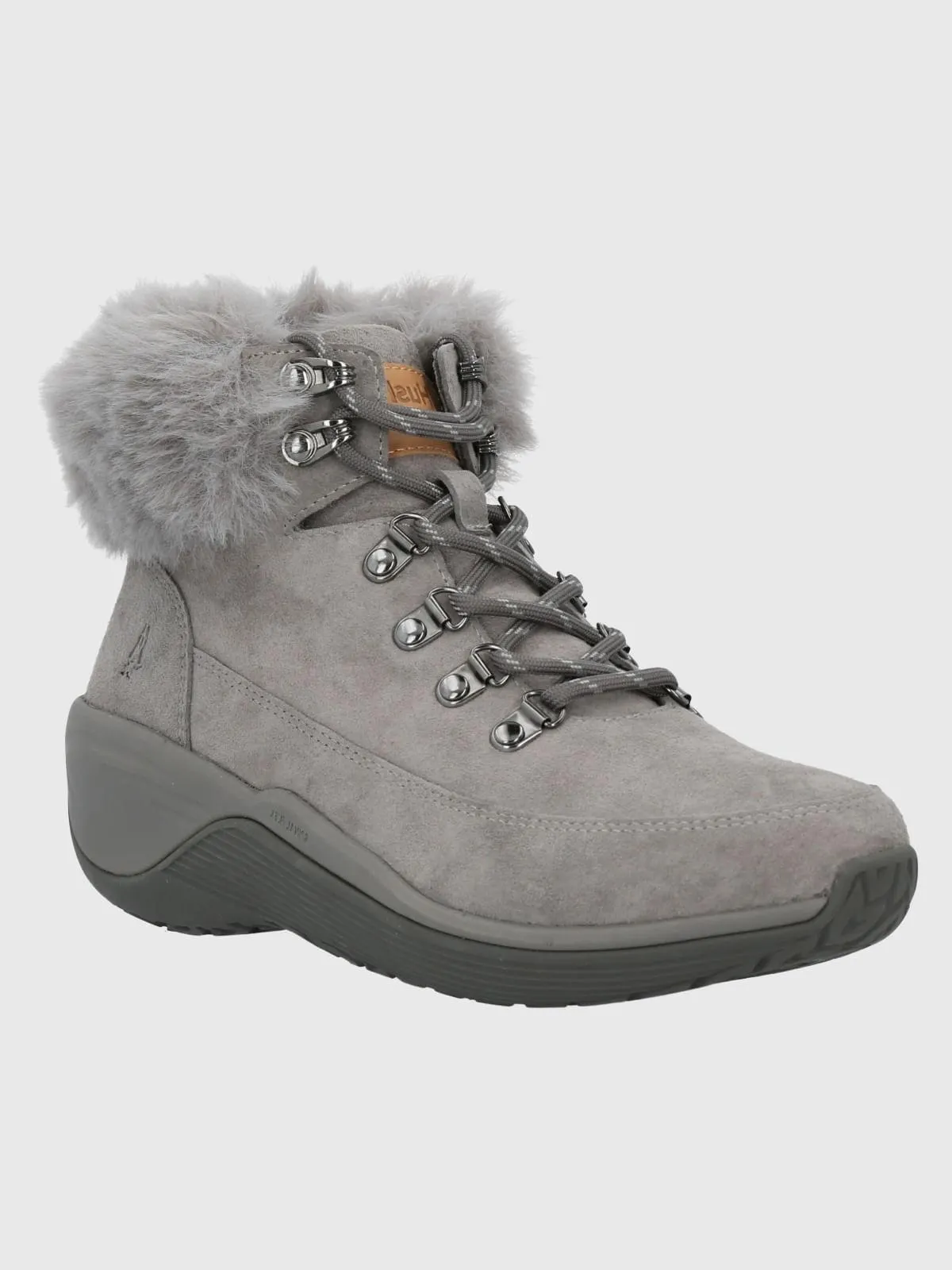 Botin Cuero Mujer Spinal Rug Alpine Gris Hush