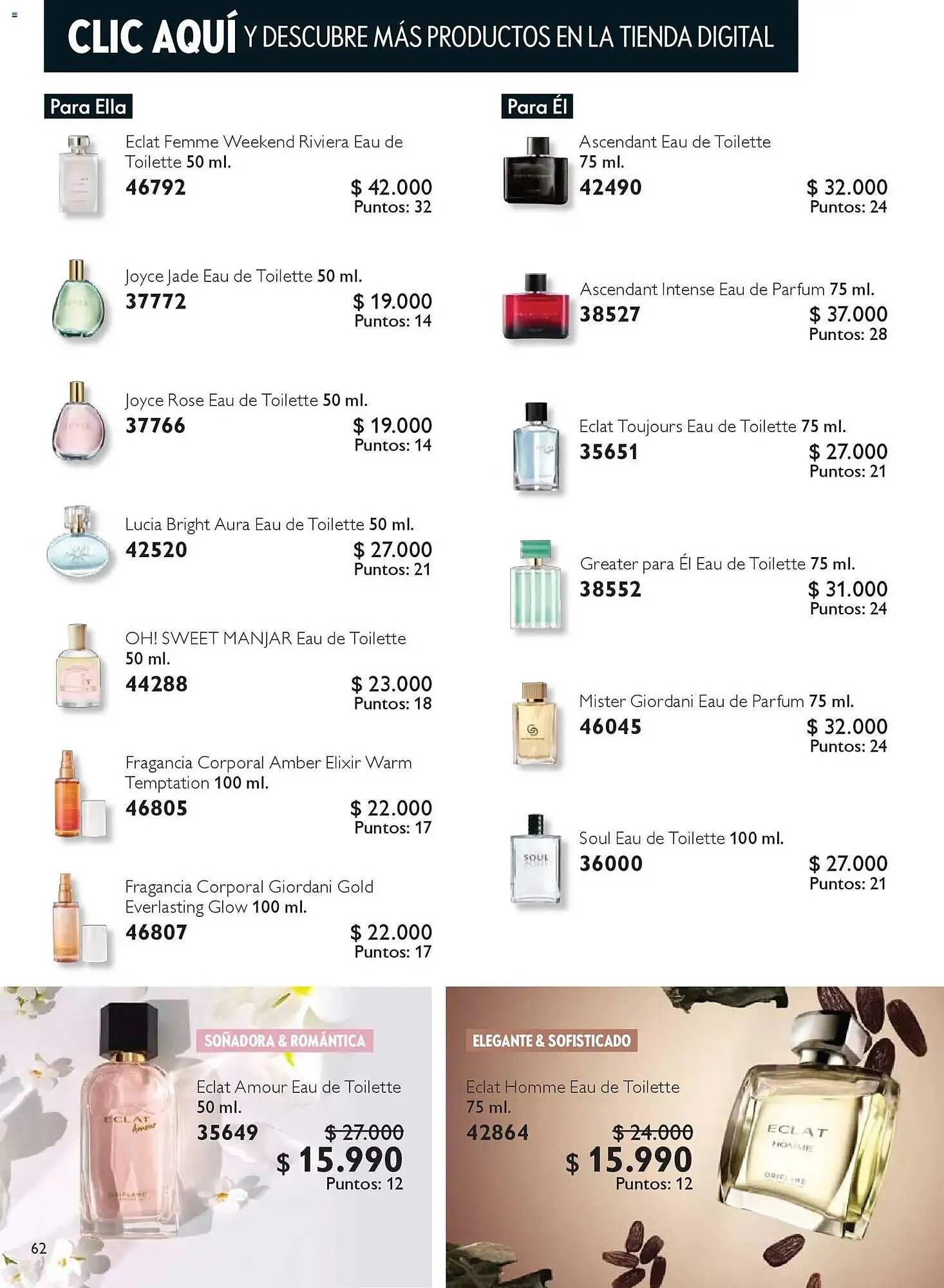 Catálogo de Catálogo Oriflame 25 de octubre al 15 de noviembre 2025 - Página 62