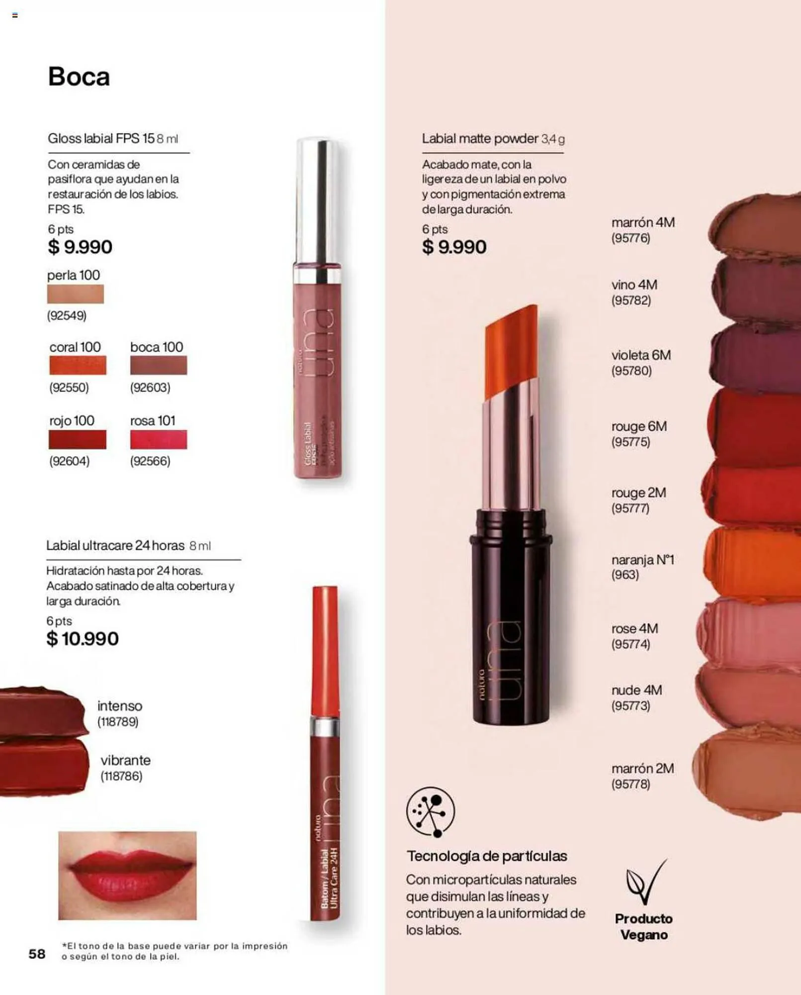 Catálogo de Catálogo Natura 1 de julio al 31 de octubre 2023 - Página 58