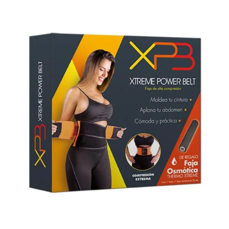 Faja Reductiva Xtreme Power Belt con rollo faja osmotica Talla L