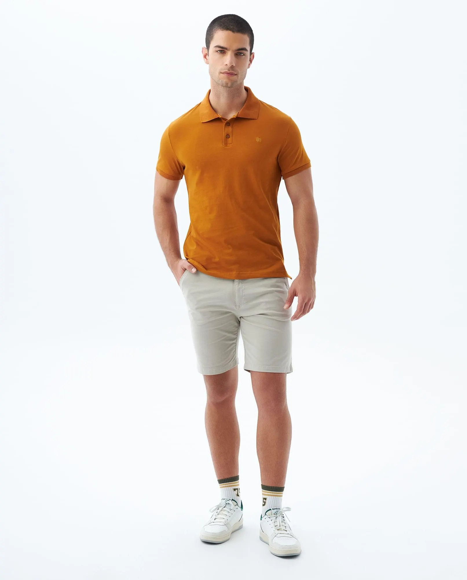Polo Slim básica para hombre