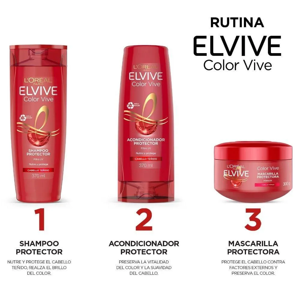 Acondicionador Revitalizante Colorvive Filtro-Uv Contenido 370 ml
