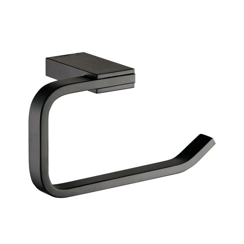 Portarrollo Asis sin Tapa Negro Mate