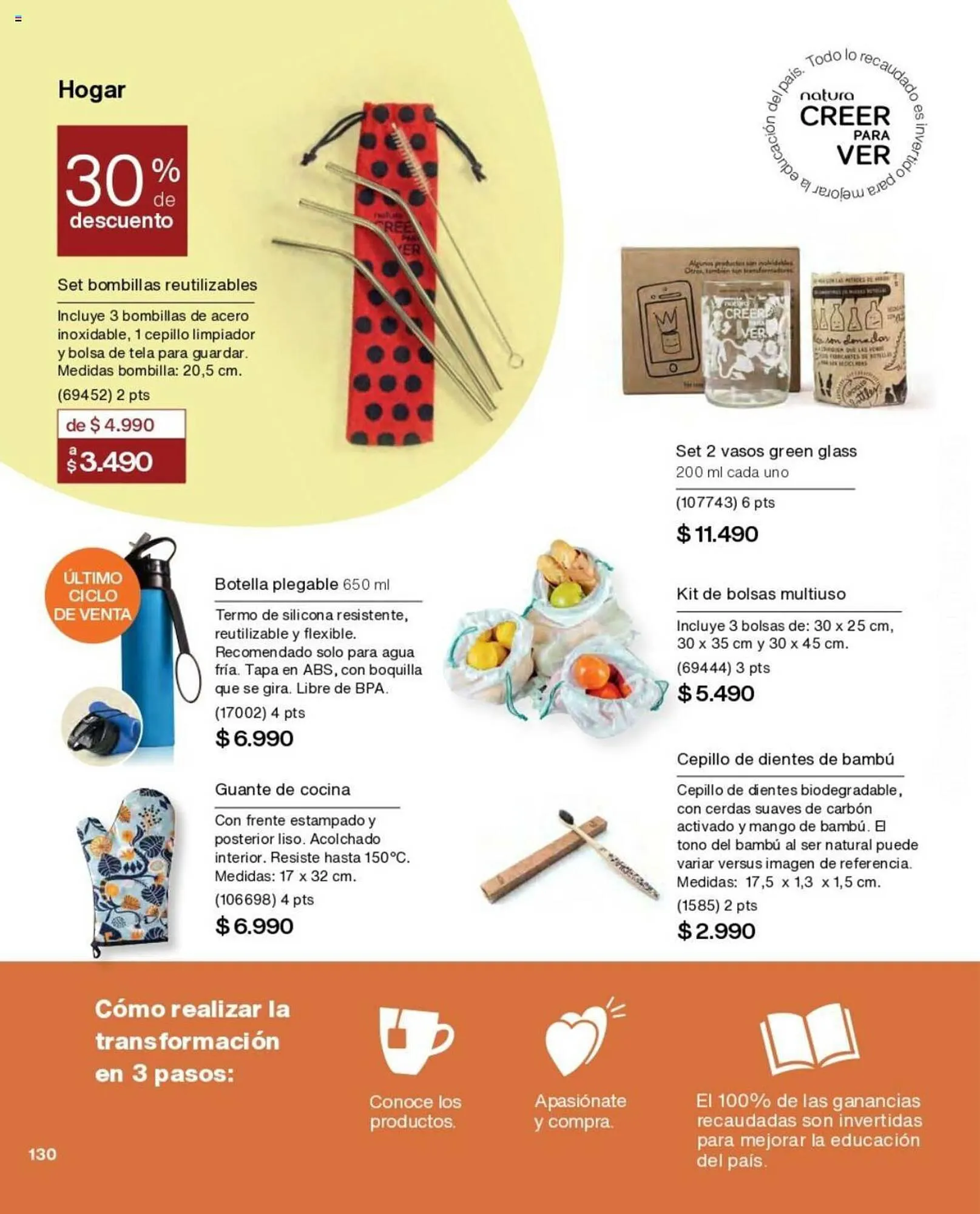 Catálogo de Catálogo Natura 1 de julio al 31 de octubre 2023 - Página 130