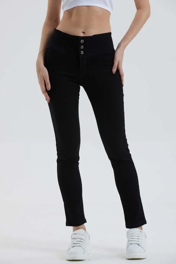 Jeans mujer skinny castilla negro