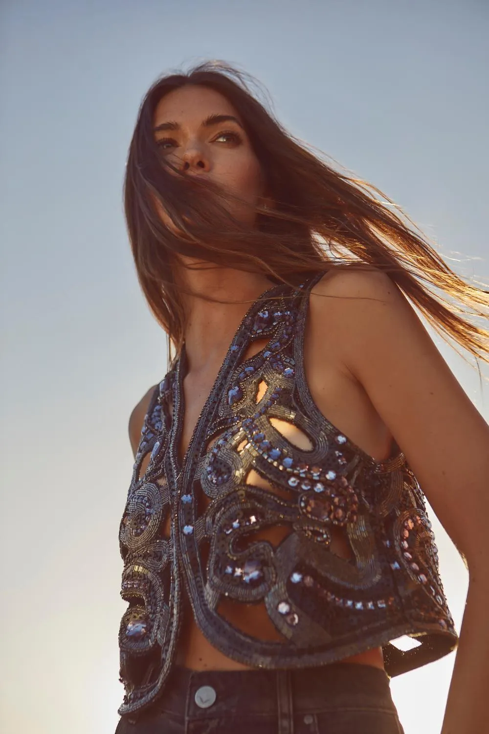 chaleco shine mosaic new